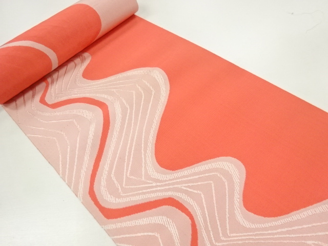 JAPANESE KIMONO / ANTIQUE BOLT FOR HASSUN OBI / WOVEN STREAM